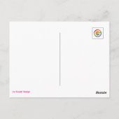 Baroque Affection: A Painterly Romantic Encounter Postkarte (Rückseite)