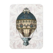 Baroque Balloon Blue & Cream Magnet (Vertikal)