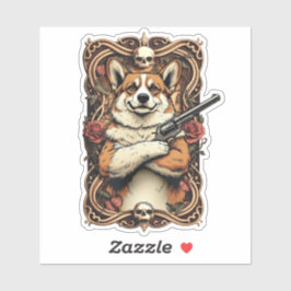 Baroque Bark: The Gentleman Outlaw Aufkleber