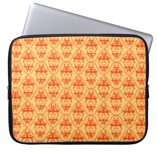 Baroque Damask #9 @ Sonoletre Laptopschutzhülle (Vorderseite)