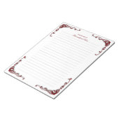 Baroque Elegante Lined Notizblock (angewinkelt)