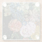 Baroque Floral - Bouquet Glasuntersetzer (Rückseite)
