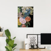 Baroque Floral - Bouquet Poster (Heimbüro)