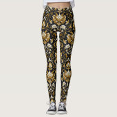 Baroque Floral Leggings (Vorderseite)
