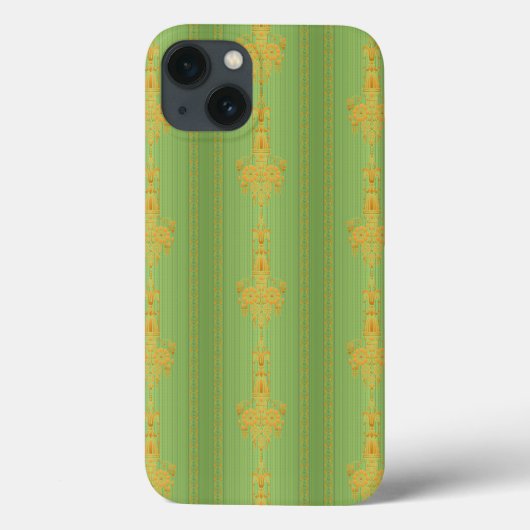 Baroque floral pattern with border V2020 Case-Mate iPhone Hülle (Rückseite)