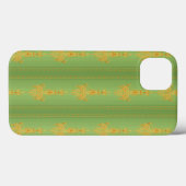 Baroque floral pattern with border V2020 Case-Mate iPhone Hülle (Rückseite (Horizontal))