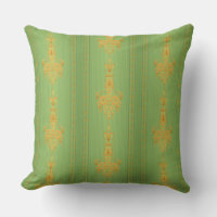 Baroque floral pattern with border V2020