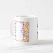 Baroque Geige Cloud mug Kaffeetasse (Vorderseite Links)