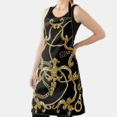 Baroque Gold Ketten Nahtloses Muster Schürze (InSitu)