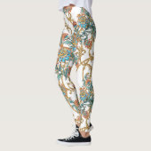 Baroque Golden Floral Elegant Leggings (Links)