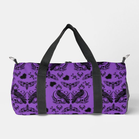 Baroque Gothic Pattern Duffle Bag (Vorderseite)