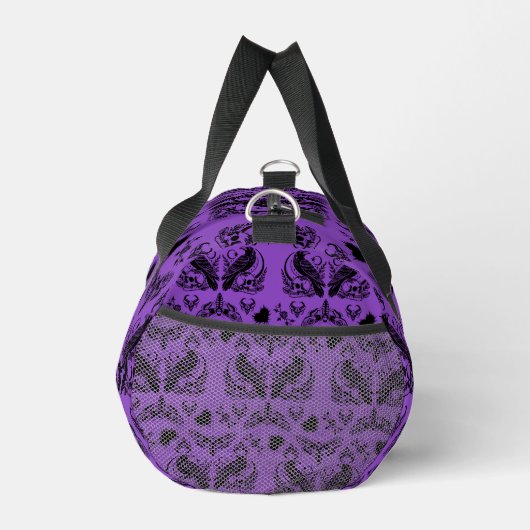 Baroque Gothic Pattern Duffle Bag (Rechts)