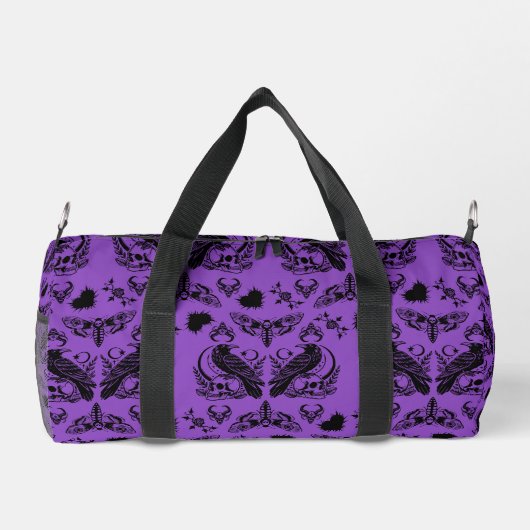 Baroque Gothic Pattern Duffle Bag (Rückseite)