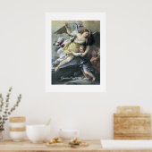 Baroque Guardian Angel Poster (Küche)