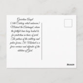 Baroque Guardian Angel Postkarte (Rückseite)