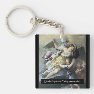 Baroque Guardian Angel Schlüsselanhänger