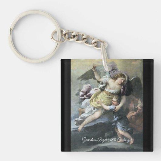 Baroque Guardian Angel Schlüsselanhänger (Vorderseite)