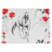 Baroque Horse Geschenktaschen Große Geschenktüte (Vorderseite)