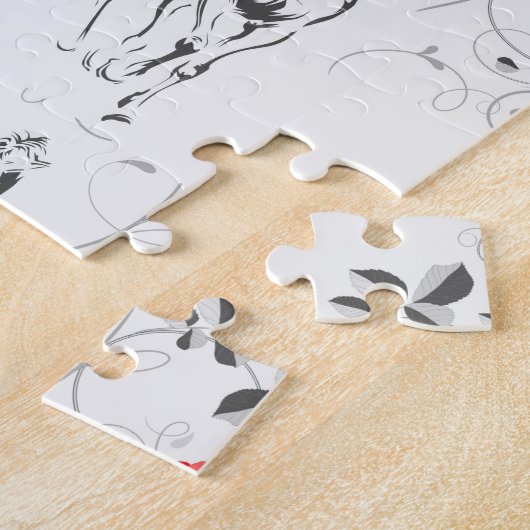 Baroque Horse Jigsaw Puzzle (Seite)