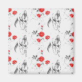 Baroque Horse Magnet (Vorne)