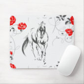 Baroque Horse Mousepad (Mit Mouse)