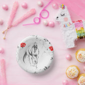 Baroque Horse Paper Bowls Pappteller (Party)