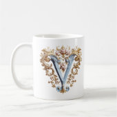 Baroque Initial 'V' Tasse für eine Kaffeeprinzessi (Links)