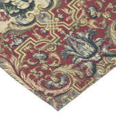 Baroque Rokoko Blumenband Print Kurzer Tischläufer (Ecke)