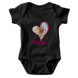 Baroque Rose   Baby Strampler