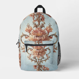 Baroque Rose  Bedruckter Rucksack