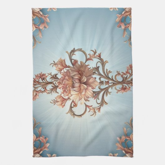 Baroque Rose  Elegance Kitchen Towels Geschirrtuch (Vertikal)