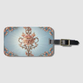 Baroque Rose Gepäckanhänger (Vorderseite (Horizontal))