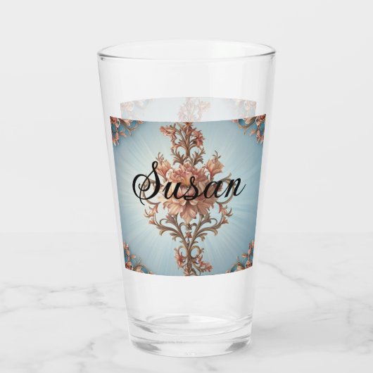 Baroque Rose Glas (Rückseite)