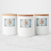 Baroque Rose Lebensmitteletikett (Flaschen)