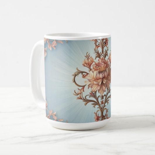 Baroque Rose Mug Kaffeetasse (Vorderseite Links)