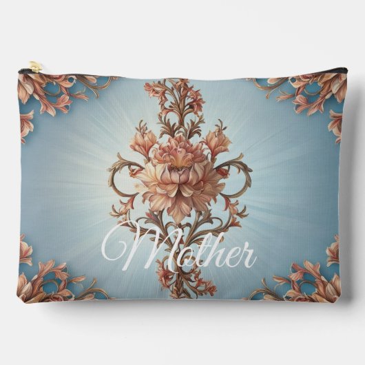 Baroque Rose Print Cut Sew Bag Zubehörtasche (Vorderseite)