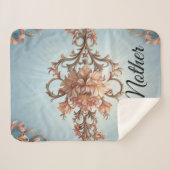 Baroque Rose  Sherpadecke (Vorderseite (Horizontal))