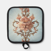 Baroque Rose Topflappen (Vorderseite)