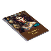 Baroque Steampunk Princess Notizblock (Rechte Seite)
