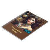 Baroque Steampunk Princess Notizblock (Linke Seite)