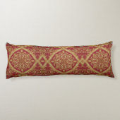 Baroque Style: Mara Trumpet Glory Golden Red Comfo Seitenschläferkissen (Rückseite)