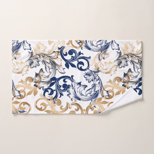 Baroque-Style Retro Classic Pattern  Badhandtuch Set (Handtuch)