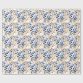 Baroque-Style Retro Classic Pattern  Geschenkpapier (Flach)