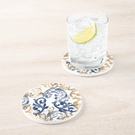 Baroque-Style Retro Classic Pattern Getränkeuntersetzer