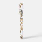 Baroque-Style Retro Classic Pattern  iPhone Hülle (Linke Seite)