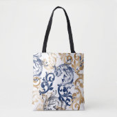 Baroque-Style Retro Classic Pattern  Tasche (Vorderseite)