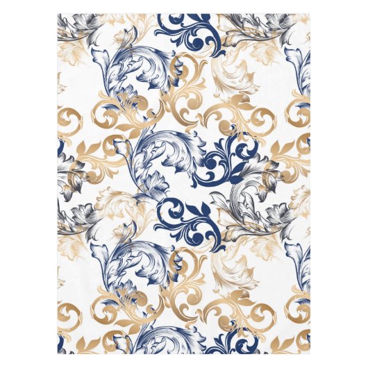 Baroque-Style Retro Classic Pattern  Tischdecke (Vorderseite)