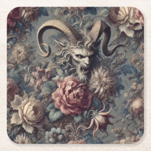 Baroque the Beast – Gotisch Viktorianisch Rechteckiger Pappuntersetzer