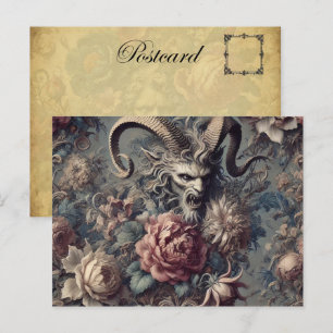 Baroque the Beast – Gotischer Viktorianismus Feiertagspostkarte