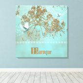 BAROQUE - überzogene Canvas Leinwanddruck (Insitu (Holzboden))